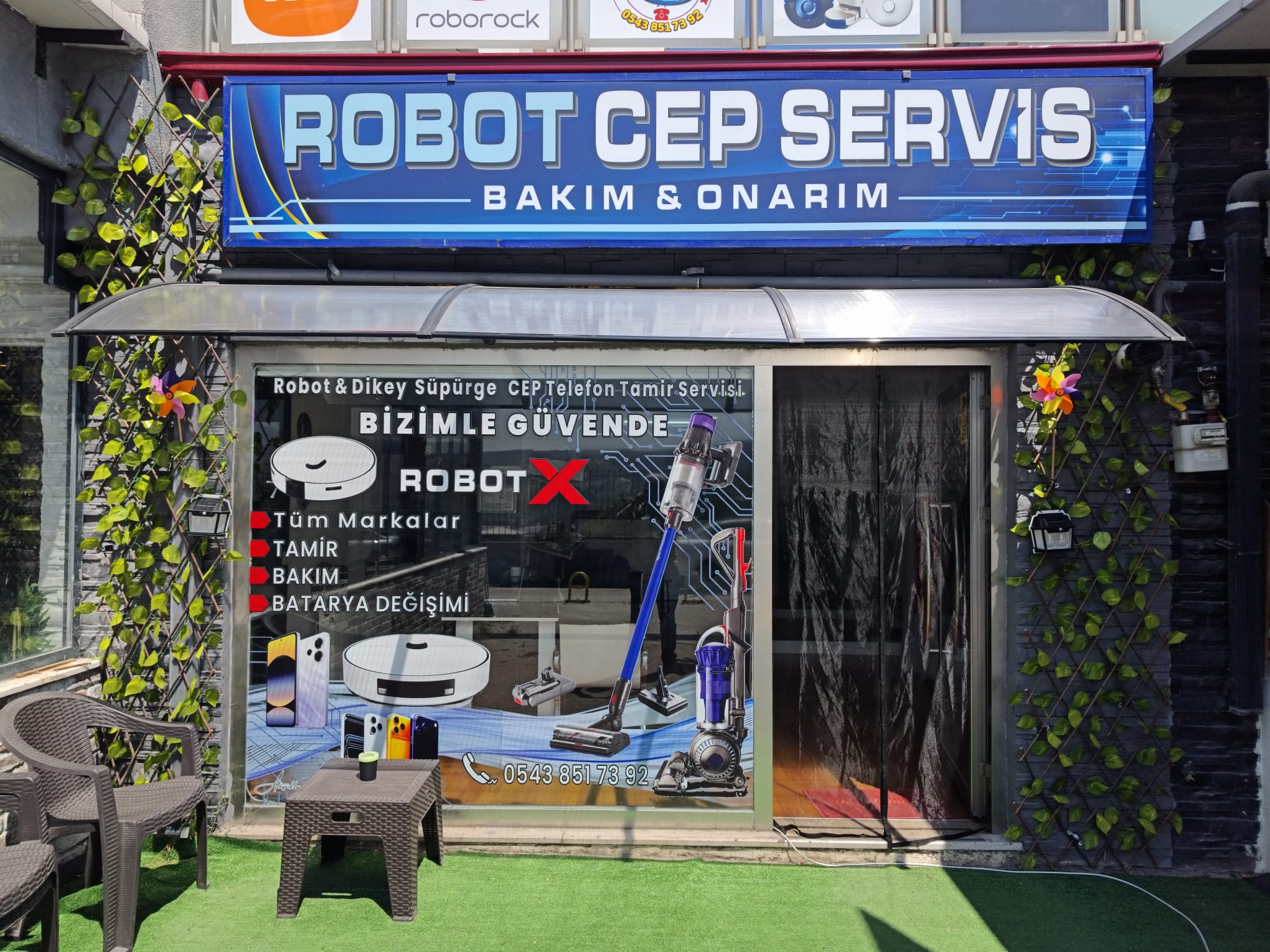 ROBOKAR Robot Cep Servis girişi