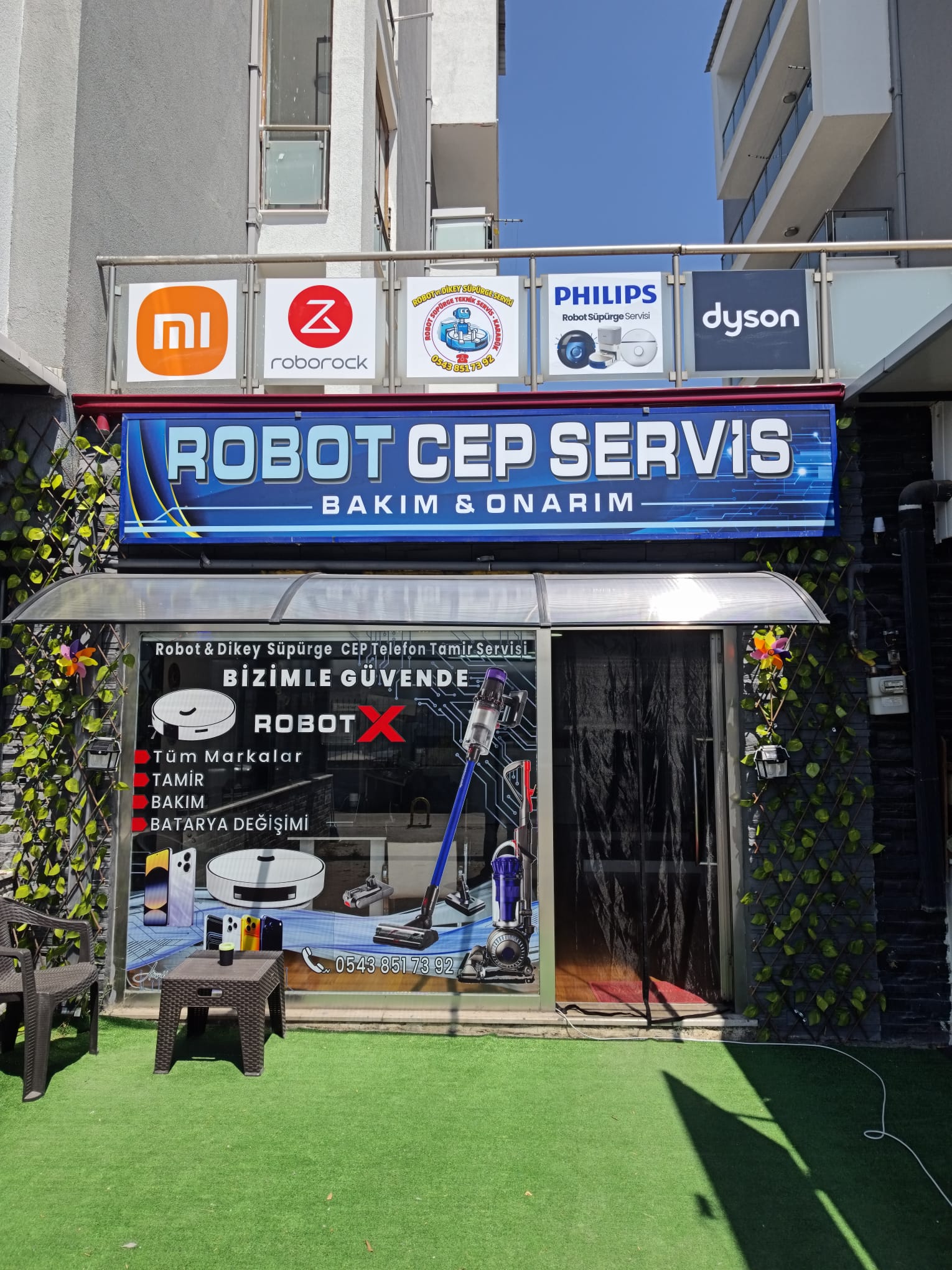 ROBOKAR Robot Cep Servis girişi